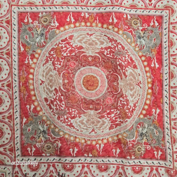 Johnny Was Silk Scarf #6 - Picture 4 of 7